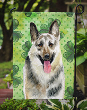 Load image into Gallery viewer, East-European Shepherd St Patrick's Garden Flag - Outdoor Decorative Yard Flag BB9823GF