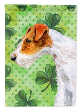 Load image into Gallery viewer, Fox Terrier St Patrick's Flag Canvas House Size BB9824CHF