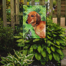 Load image into Gallery viewer, Dachshund St Patrick's Garden Flag - Outdoor Decorative Yard Flag BB9826GF