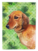 Load image into Gallery viewer, Dachshund St Patrick's Garden Flag - Outdoor Decorative Yard Flag BB9826GF