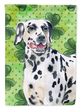 Load image into Gallery viewer, Dalmatian St Patrick's Flag Canvas House Size BB9827CHF
