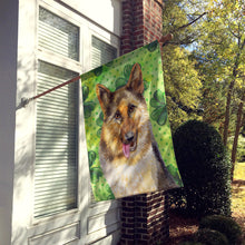 Load image into Gallery viewer, German Shepherd St Patrick's Flag Canvas House Size BB9828CHF