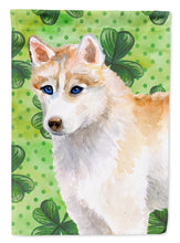 Load image into Gallery viewer, Siberian Husky St Patrick's Flag Canvas House Size BB9829CHF