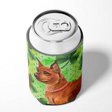 Load image into Gallery viewer, Miniature Pinscher St Patrick's Can or Bottle Hugger BB9830CC