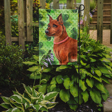 Load image into Gallery viewer, Miniature Pinscher St Patrick's Garden Flag - Outdoor Decorative Yard Flag BB9830GF