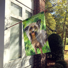 Load image into Gallery viewer, Chinese Crested St Patrick's Flag Canvas House Size BB9833CHF