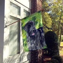 Load image into Gallery viewer, Giant Schnauzer St Patrick's Flag Canvas House Size BB9834CHF
