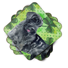 Load image into Gallery viewer, Giant Schnauzer St Patrick's Foam Coaster  BB9834FC