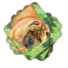 Load image into Gallery viewer, Shar Pei St Patrick's Foam Coaster  BB9835FC