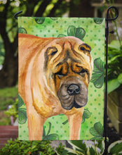 Load image into Gallery viewer, Shar Pei St Patrick's Garden Flag - Outdoor Decorative Yard Flag BB9835GF
