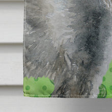 Load image into Gallery viewer, Schnauzer St Patrick's Flag Canvas House Size BB9836CHF