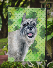 Load image into Gallery viewer, Schnauzer St Patrick's Garden Flag - Outdoor Decorative Yard Flag BB9836GF