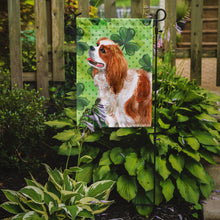 Load image into Gallery viewer, Cavalier Spaniel St Patrick's Garden Flag - Outdoor Decorative Yard Flag BB9837GF