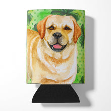 Load image into Gallery viewer, Golden Retriever St Patrick's Can or Bottle Hugger