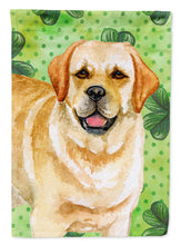Load image into Gallery viewer, Golden Retriever St Patrick's Garden Flag - Outdoor Decorative Yard Flag BB9838GF
