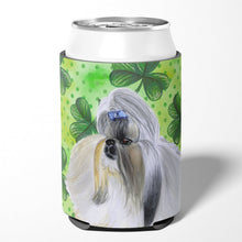 Load image into Gallery viewer, Shih Tzu St Patrick's Can or Bottle Hugger BB9840CC