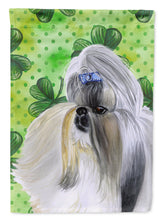 Load image into Gallery viewer, Shih Tzu St Patrick's Flag Canvas House Size BB9840CHF
