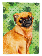 Load image into Gallery viewer, Small Brabant Griffon St Patrick's Flag Canvas House Size BB9841CHF