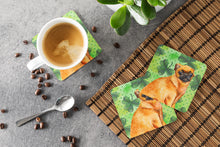 Load image into Gallery viewer, Small Brabant Griffon St Patrick's Foam Coaster  BB9841FC