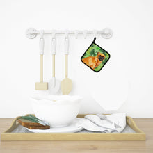 Load image into Gallery viewer, Small Brabant Griffon St Patrick's Pot Holders - Set of 2 - Heat-Resistant Kitchen Essentials BB9841PTHD