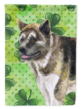 Load image into Gallery viewer, American Akita St Patrick's Flag Canvas House Size BB9843CHF