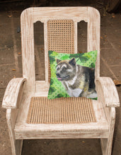 Load image into Gallery viewer, American Akita St Patrick's Fabric Decorative Pillow BB9843PW1818