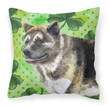 Load image into Gallery viewer, American Akita St Patrick's Fabric Decorative Pillow BB9843PW1818
