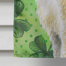 Load image into Gallery viewer, Irish Wolfhound St Patrick's Flag Canvas House Size BB9844CHF
