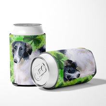 Load image into Gallery viewer, Borzoi St Patrick's Can or Bottle Hugger BB9846CC
