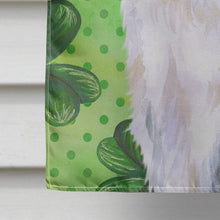 Load image into Gallery viewer, Borzoi St Patrick's Flag Canvas House Size BB9846CHF