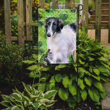 Load image into Gallery viewer, Borzoi St Patrick's Garden Flag - Outdoor Decorative Yard Flag BB9846GF