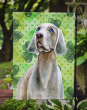 Load image into Gallery viewer, Weimaraner St Patrick's Garden Flag - Outdoor Decorative Yard Flag BB9848GF