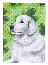Load image into Gallery viewer, Maremma Sheepdog St Patrick's Flag Canvas House Size BB9849CHF