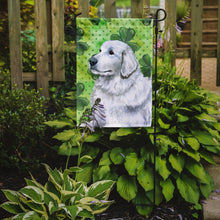 Load image into Gallery viewer, Maremma Sheepdog St Patrick's Garden Flag - Outdoor Decorative Yard Flag BB9849GF