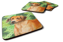 Load image into Gallery viewer, Rhodesian Ridgeback St Patrick's Foam Coaster  BB9850FC
