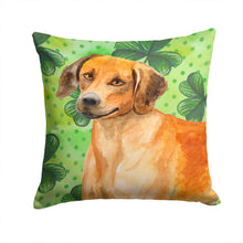 Load image into Gallery viewer, Rhodesian Ridgeback St Patrick's Throw Pillow - 14x14 Decorative Pillow – Art for Your Home &amp; Patio BB9850PW1414