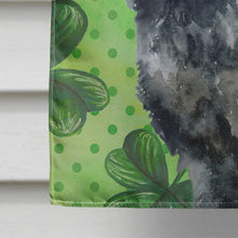 Load image into Gallery viewer, Black Russian Terrier St Patrick's Flag Canvas House Size BB9851CHF