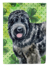 Load image into Gallery viewer, Black Russian Terrier St Patrick's Garden Flag - Outdoor Decorative Yard Flag BB9851GF