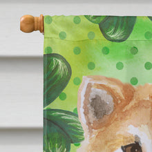 Load image into Gallery viewer, Shiba Inu St Patrick's Flag Canvas House Size BB9852CHF