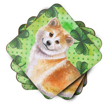 Load image into Gallery viewer, Shiba Inu St Patrick's Foam Coaster  BB9852FC