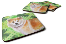 Load image into Gallery viewer, Shiba Inu St Patrick's Foam Coaster  BB9852FC