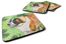 Load image into Gallery viewer, Saint Bernard St Patrick's Foam Coaster  BB9853FC