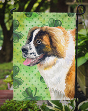 Load image into Gallery viewer, Saint Bernard St Patrick's Garden Flag - Outdoor Decorative Yard Flag BB9853GF