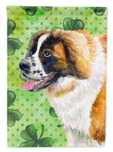 Load image into Gallery viewer, Saint Bernard St Patrick's Garden Flag - Outdoor Decorative Yard Flag BB9853GF
