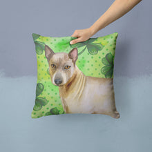 Load image into Gallery viewer, Thai Ridgeback St Patrick's Throw Pillow - 14x14 Decorative Pillow – Art for Your Home &amp; Patio BB9854PW1414