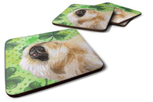 Load image into Gallery viewer, Pekingese St Patrick's Foam Coaster  BB9855FC