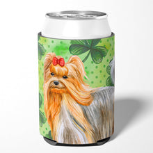 Load image into Gallery viewer, Yorkshire Terrier St Patrick's Can or Bottle Hugger BB9859CC