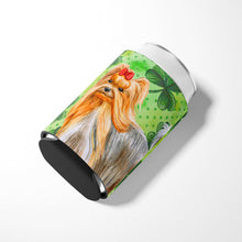 Load image into Gallery viewer, Yorkshire Terrier St Patrick's Can or Bottle Hugger BB9859CC