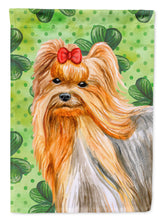 Load image into Gallery viewer, Yorkshire Terrier St Patrick's Flag Canvas House Size BB9859CHF