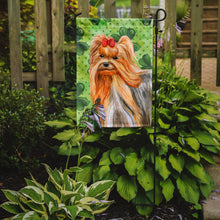 Load image into Gallery viewer, Yorkshire Terrier St Patrick's Garden Flag - Outdoor Decorative Yard Flag BB9859GF